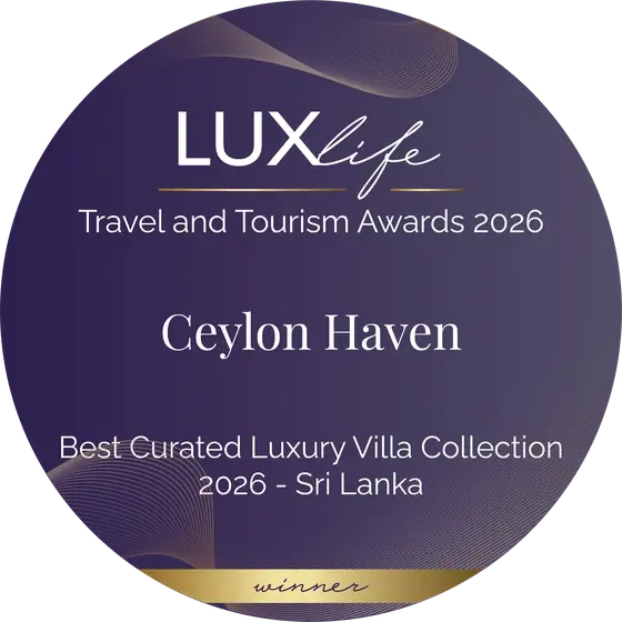 LUXlife Travel and Tourism Awards 2026, winner: Best Curated Luxury Villa Collection, Sri Lanka